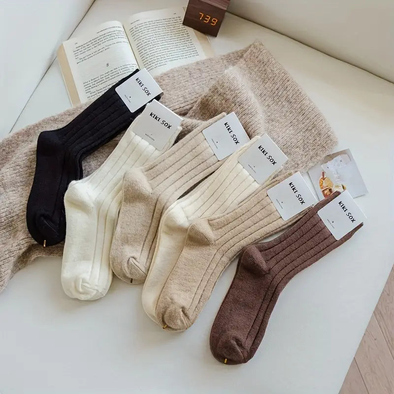 Wool blended woman socks