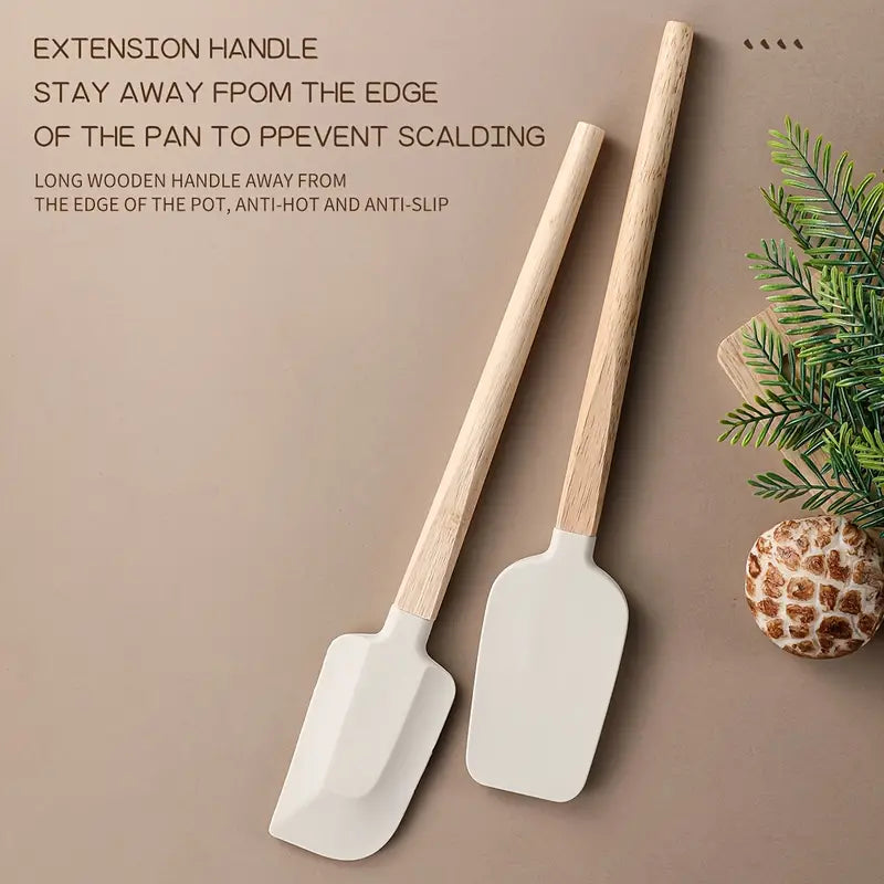 Two-Piece Silicone Spatula