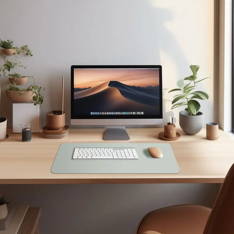 Leather Desk Mat & Mouse Pad