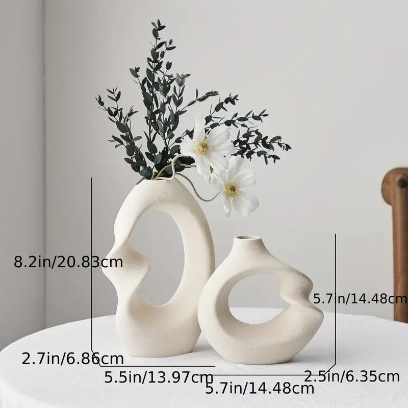 Ceramic Vase Set of 2